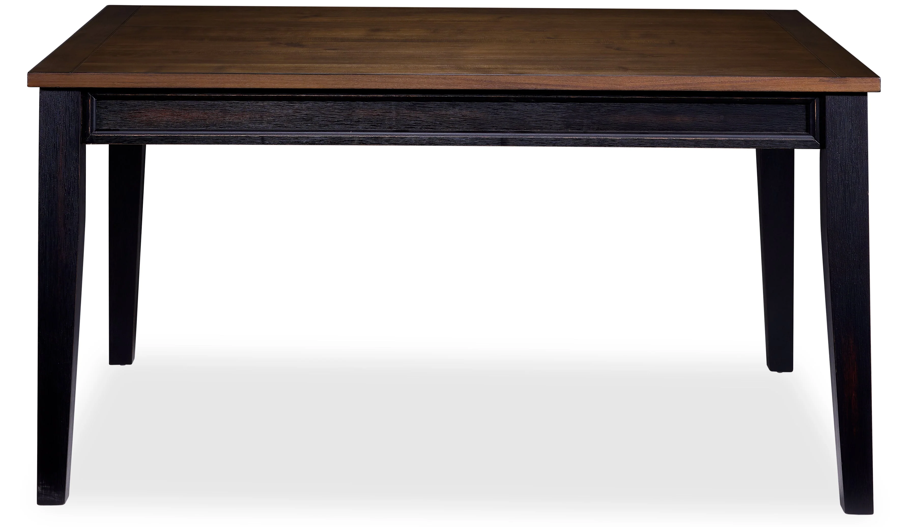 Grand Noir Dining Set with Benches - Ebony/Driftwood - Image 4