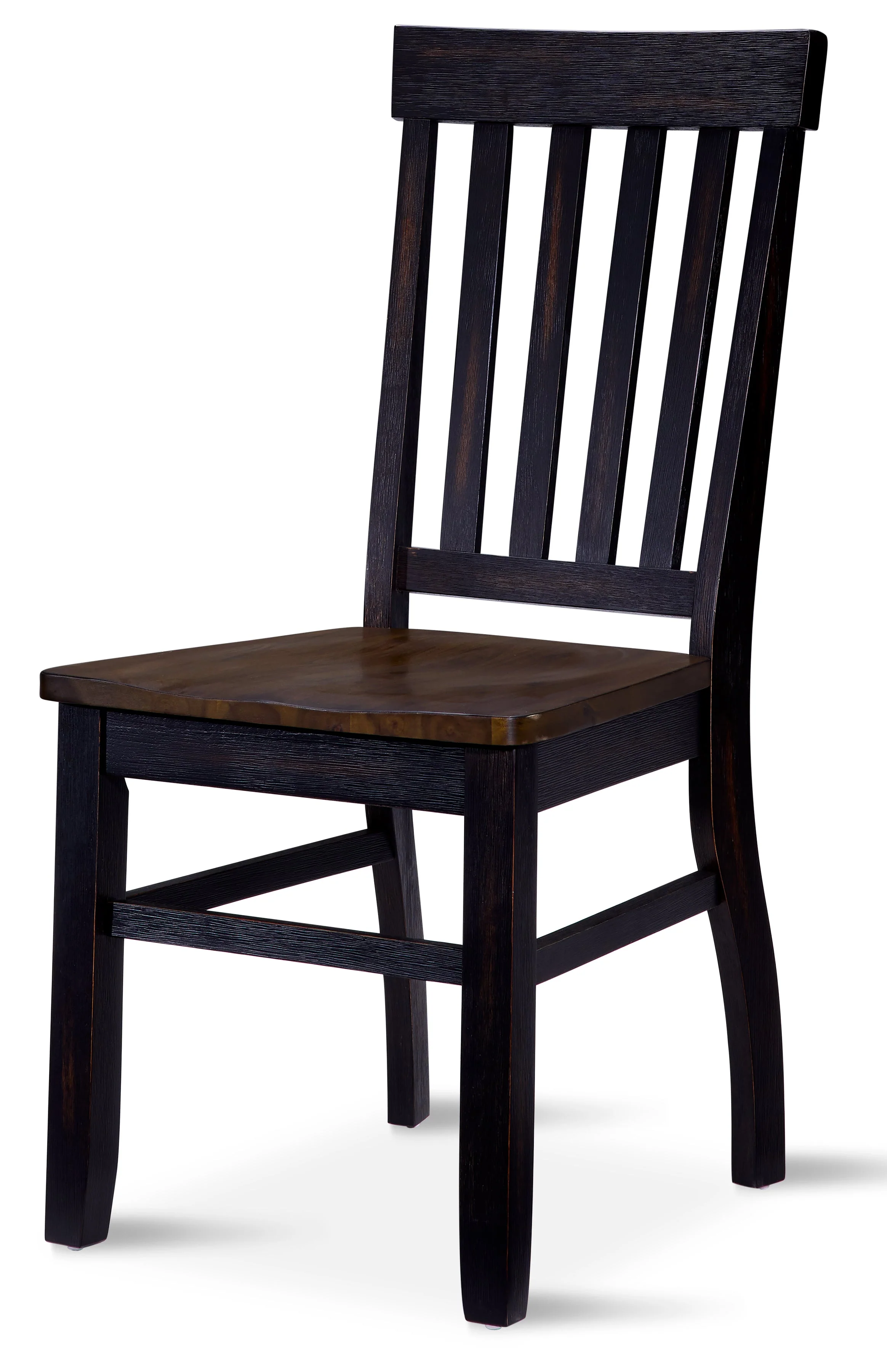 Grand Noir 5-Piece Dining Set - Ebony/Driftwood - Image 5