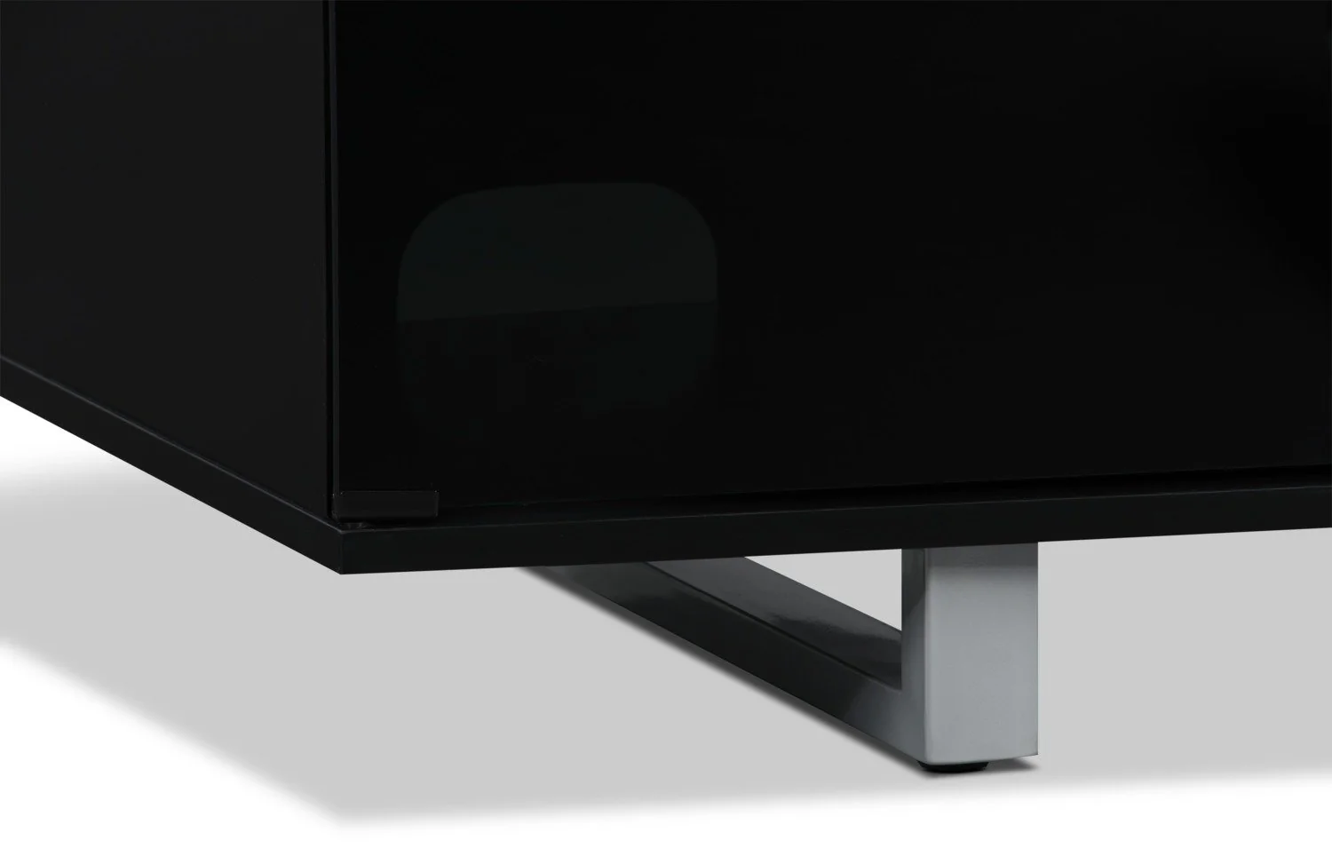 Greta 72" TV Stand with Glass Ember Firebox and Soundbar - Black - Image 7