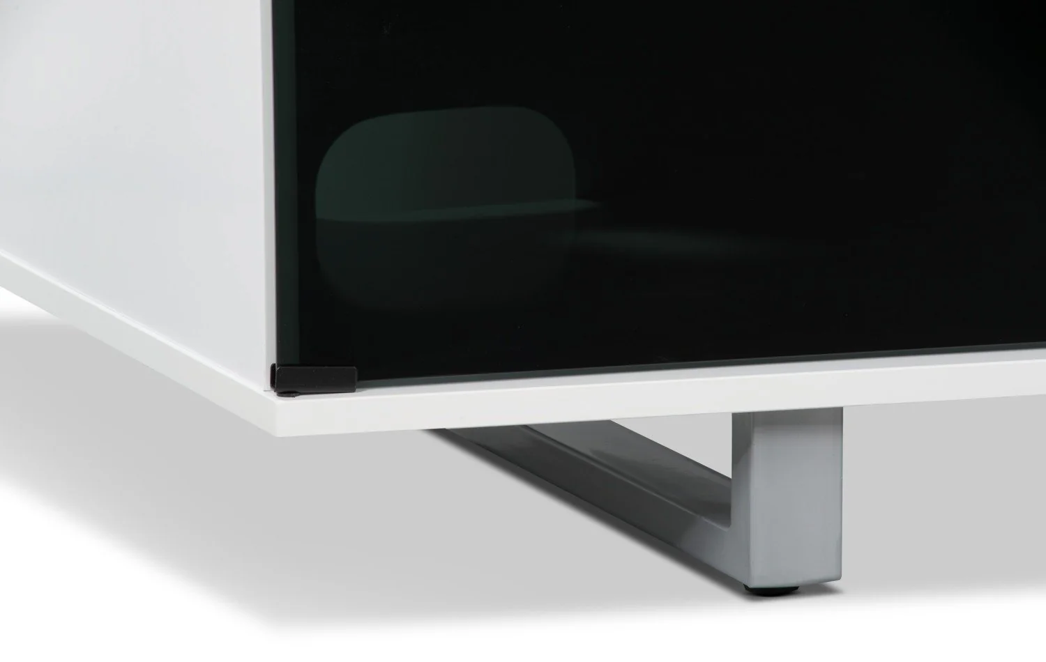 Greta 72" TV Stand with Glass Ember Firebox and Soundbar - White - Image 7
