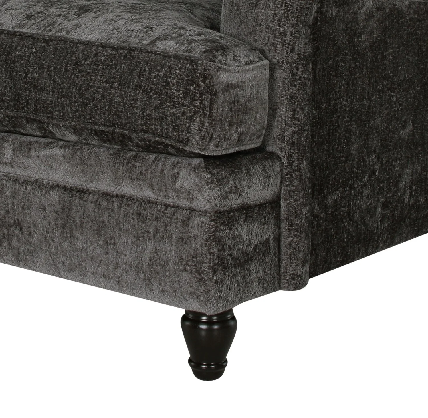Greycliff Chenille Chair - Charcoal - Image 7