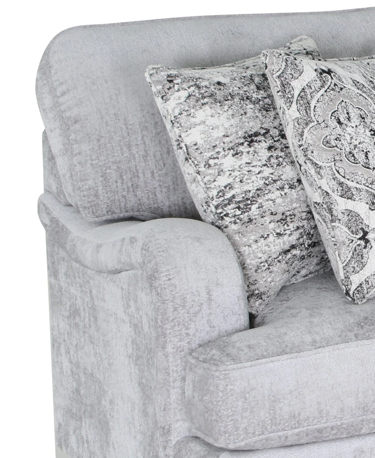 Greycliff Chenille Sofa - Platinum - Image 4