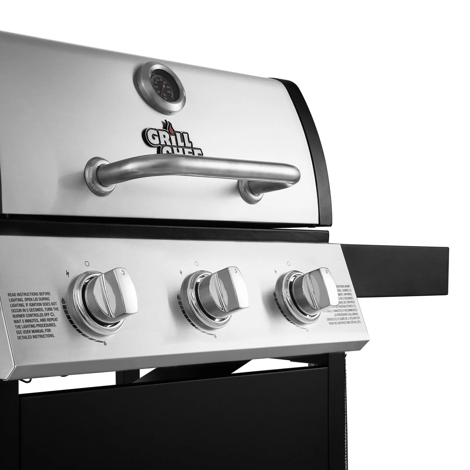 Grill Chef 36,000-BTU Propane Gas Barbeque - GCB371SNP - Image 5
