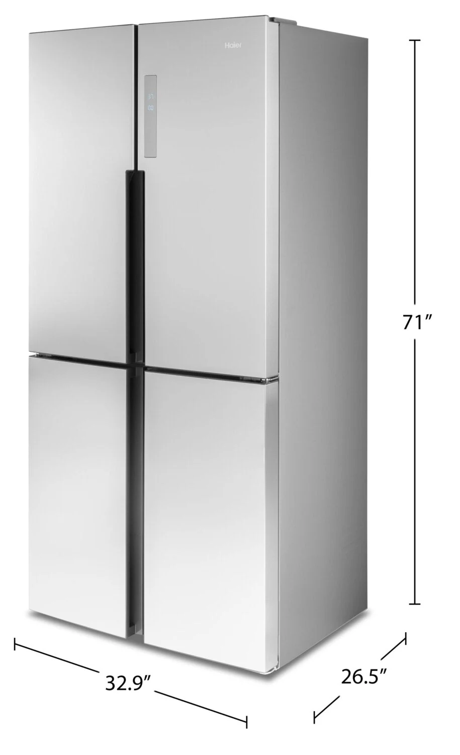 Haier 16.4 Cu. Ft. Quad-Door Refrigerator - QHE16HYPFS - Image 11