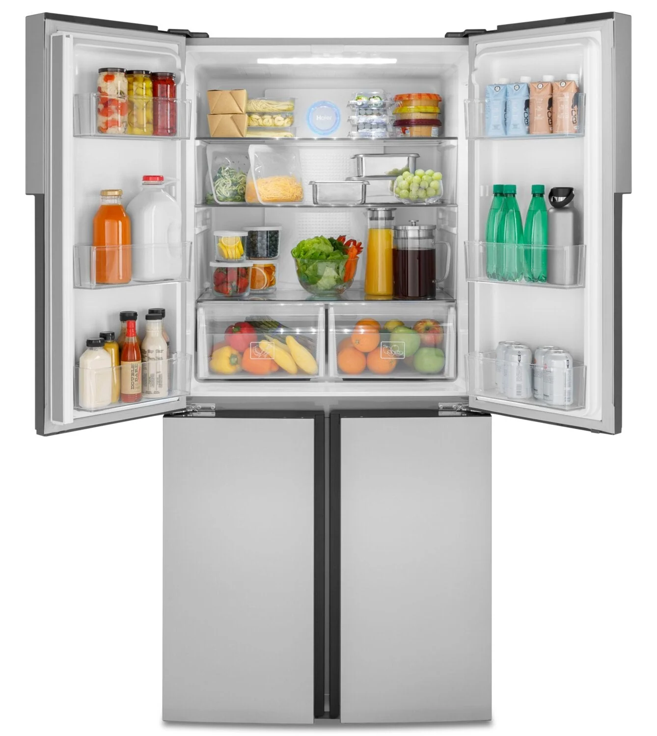 Haier 16.4 Cu. Ft. Quad-Door Refrigerator - QHE16HYPFS - Image 8