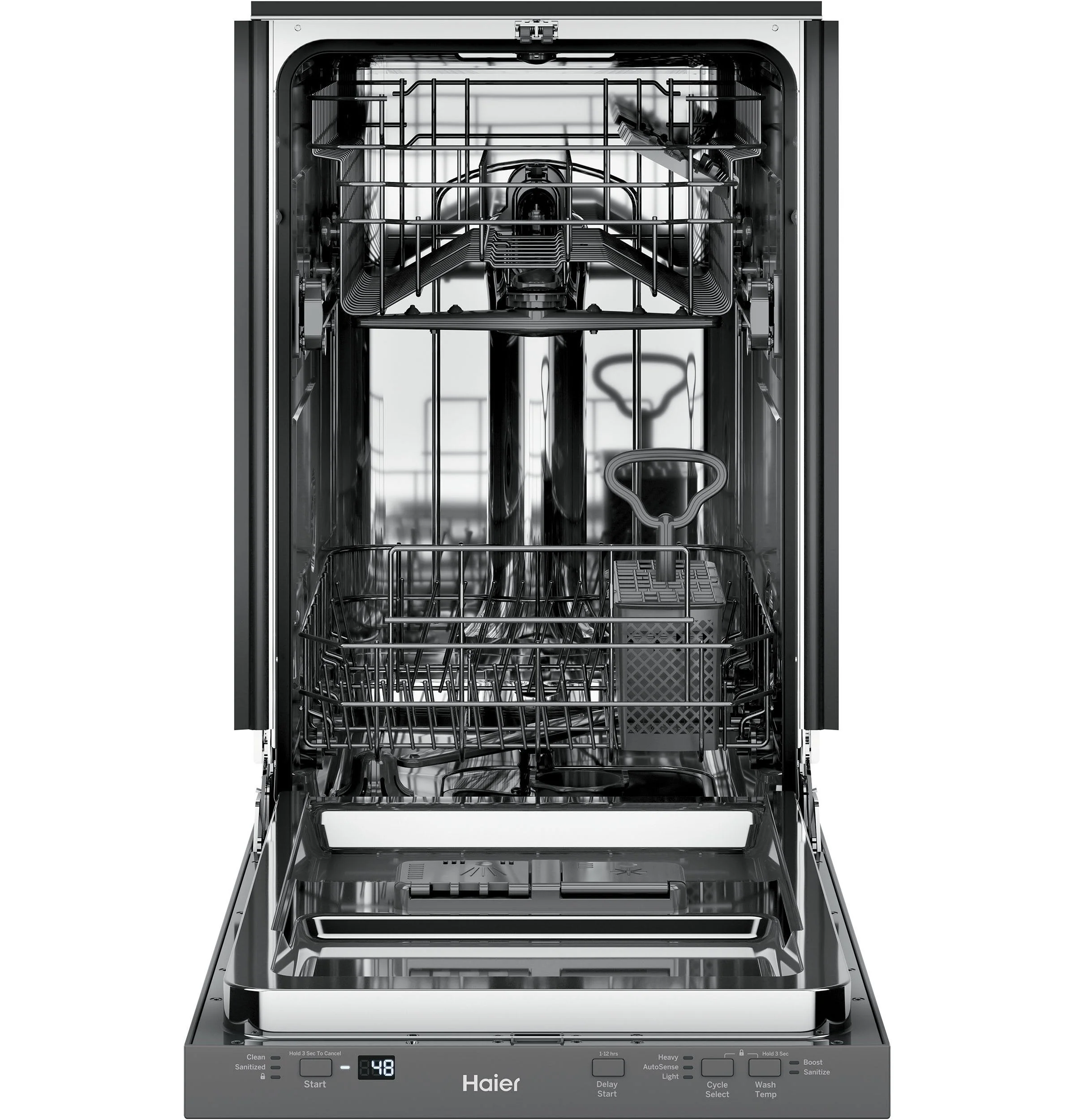 Haier Stainless Steel 18" Dishwasher- QDT125SSLSS - Image 3