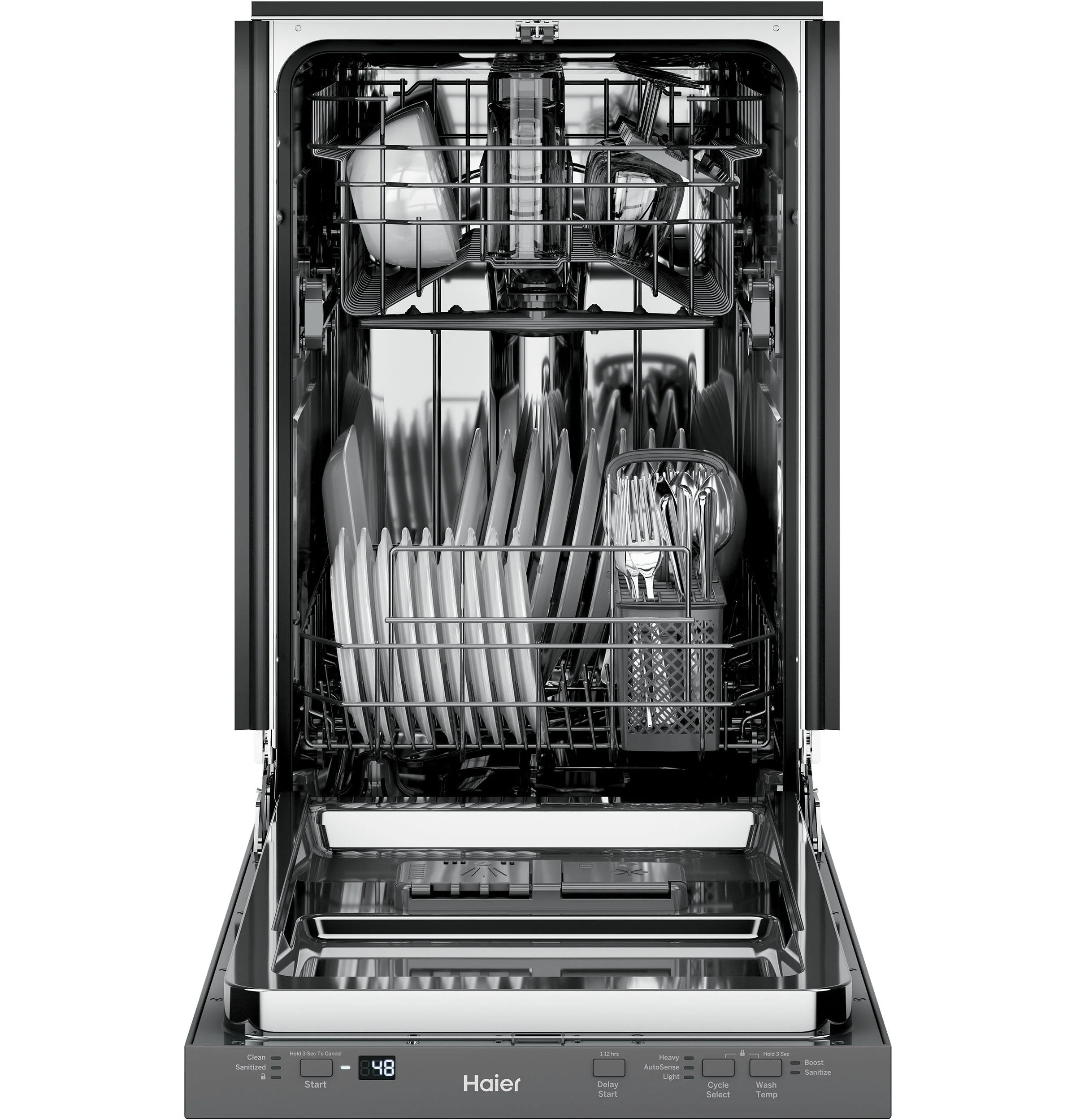 Haier Stainless Steel 18" Dishwasher- QDT125SSLSS - Image 4
