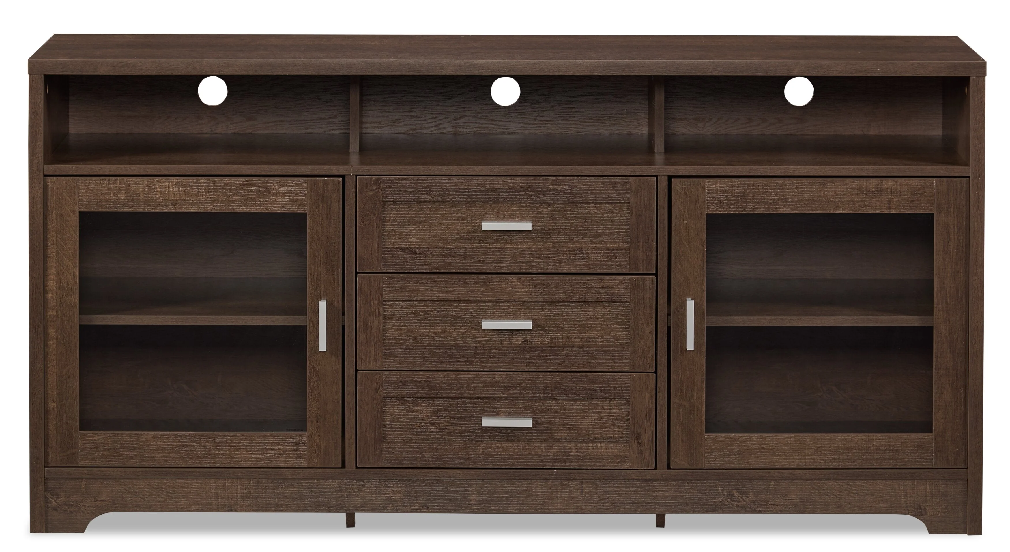 Hallett 60" TV Stand - Brown - Image 3