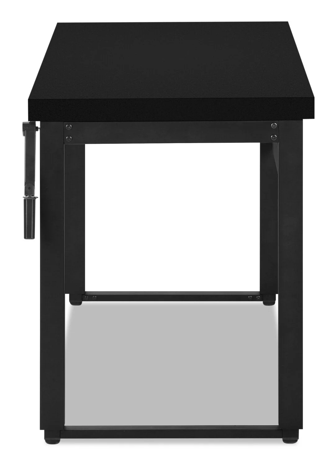 Hayes Height-Adjustable Desk - Black - Image 3