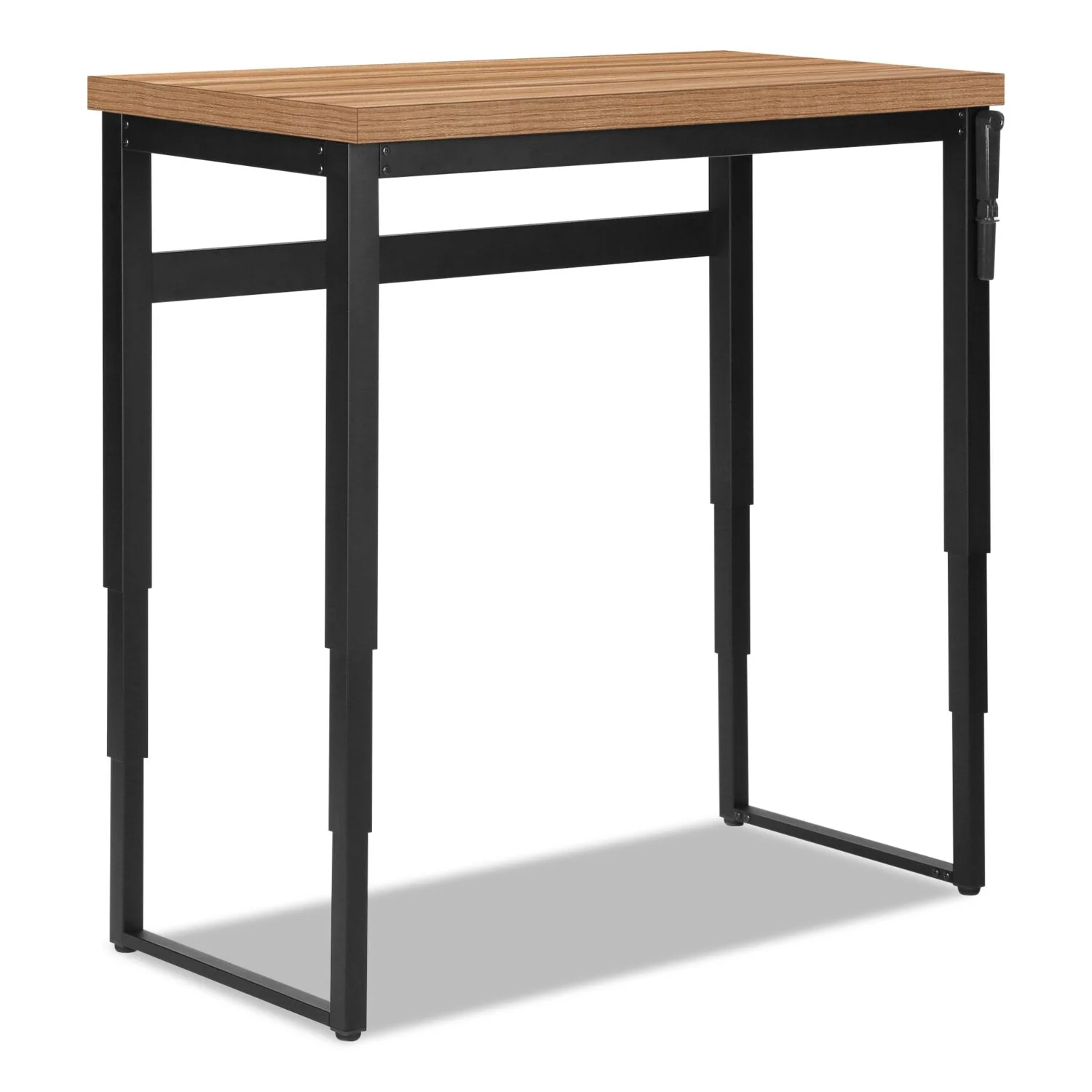Hayes Height-Adjustable Desk - Brown - Image 2