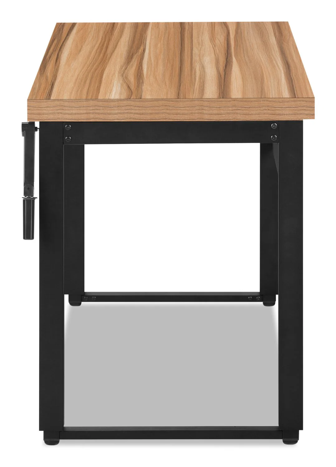 Hayes Height-Adjustable Desk - Brown - Image 3