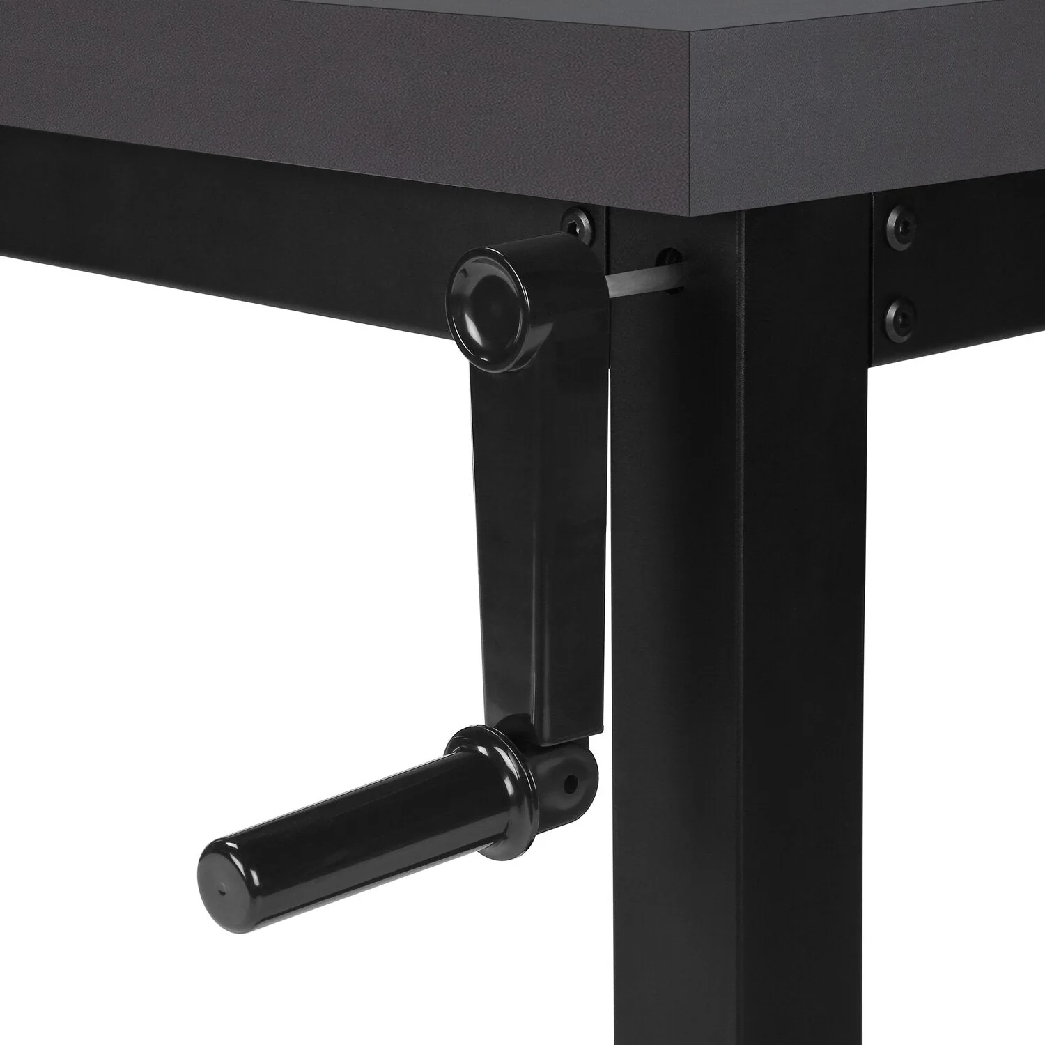 Hayes Height-Adjustable Desk - Grey - Image 5
