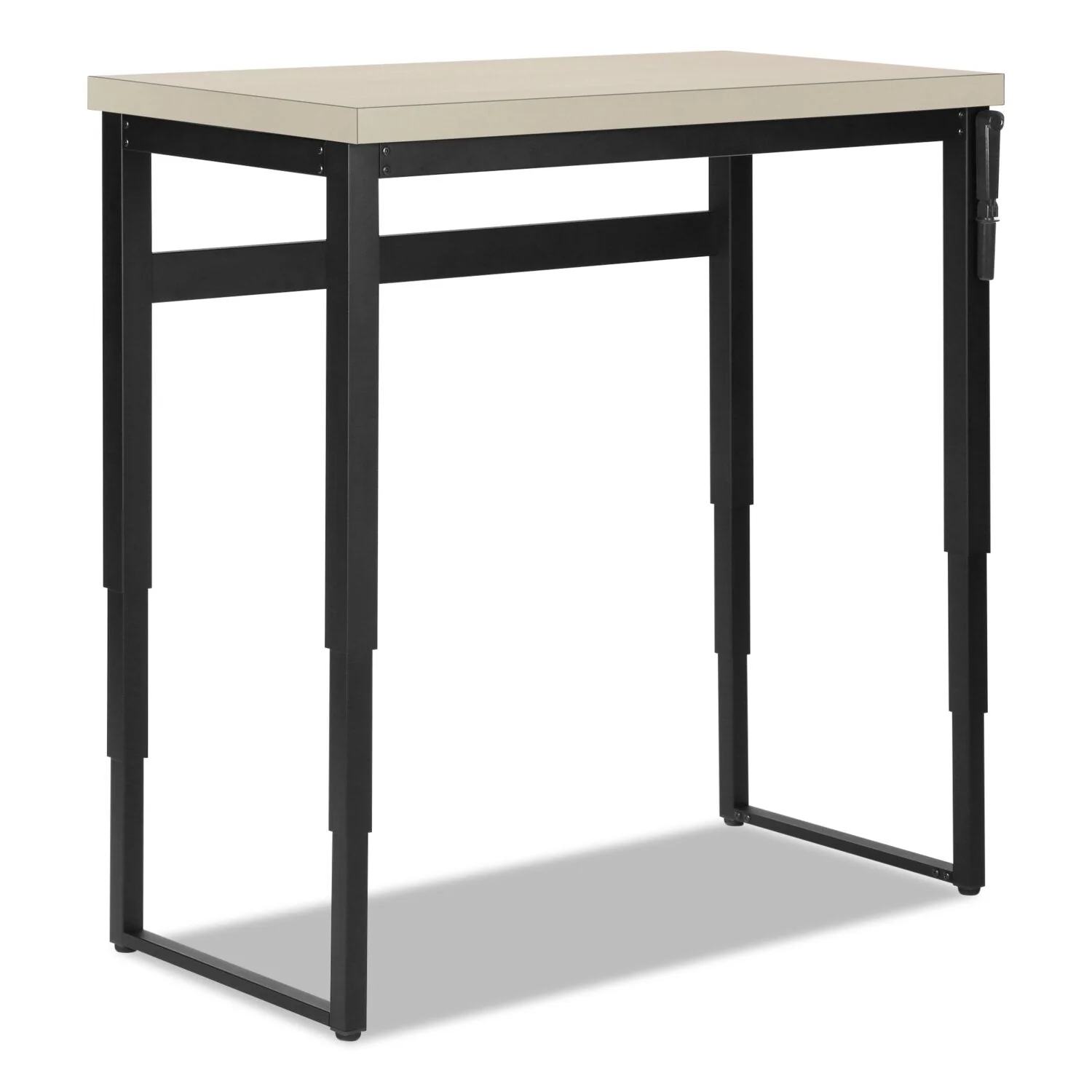 Hayes Height-Adjustable Desk - Taupe - Image 2