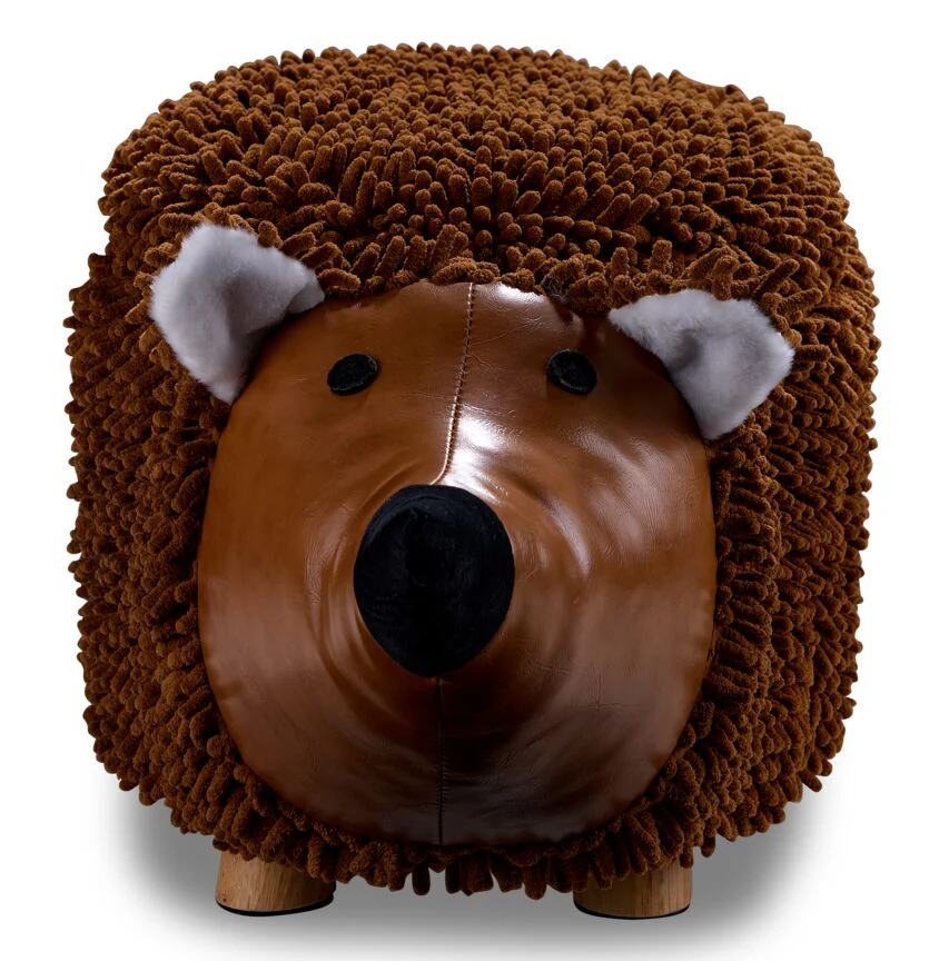 Zoo Companions Hedgehog Storage Ottoman - Brown - Image 3