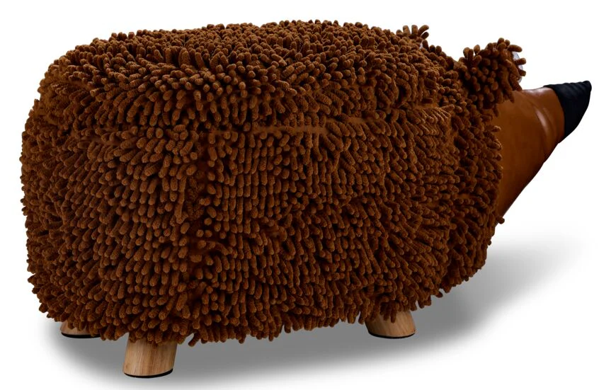 Zoo Companions Hedgehog Storage Ottoman - Brown - Image 6