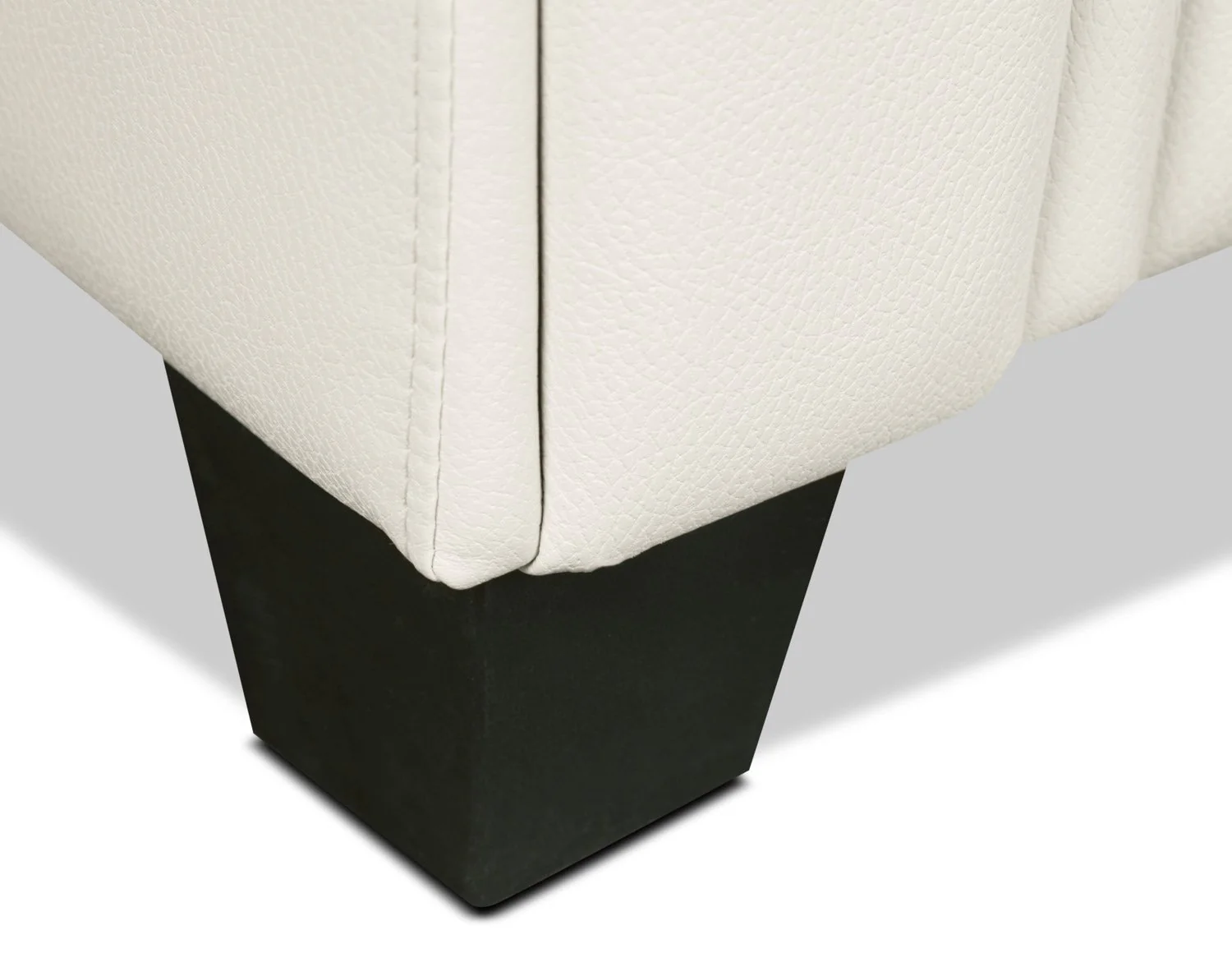 Henrick Leather-Look Fabric Loveseat - Beige - Image 7