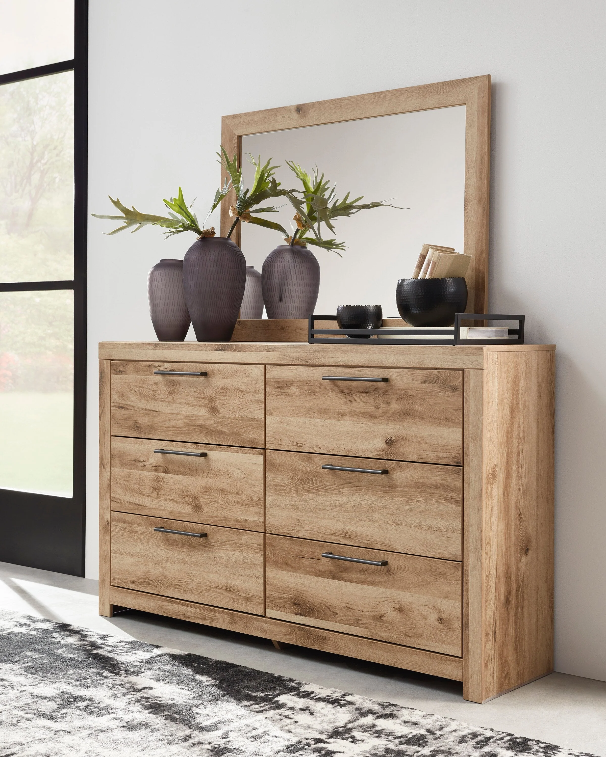 Henry 6-Piece King Bedroom Set - Light - Image 3