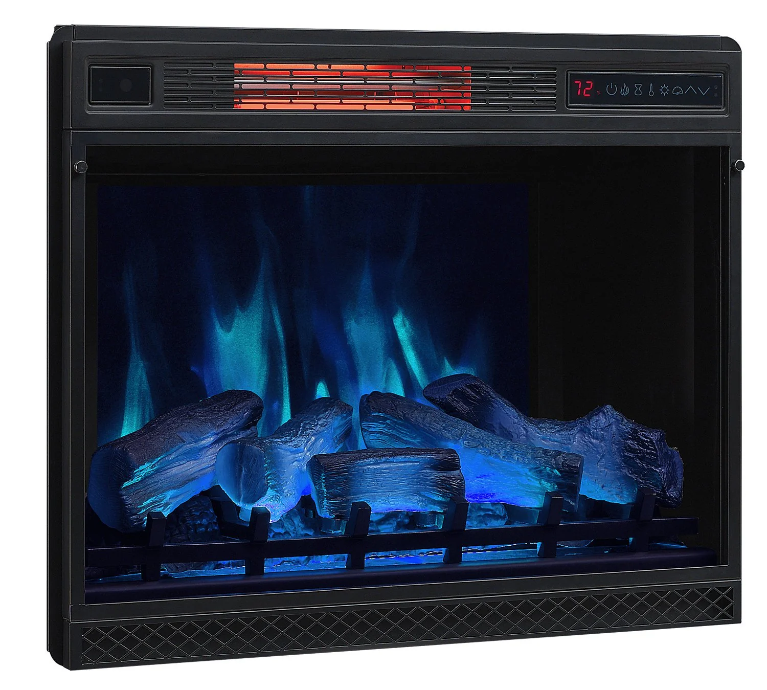 Hialeah 68" TV Stand with Firebox - Image 3