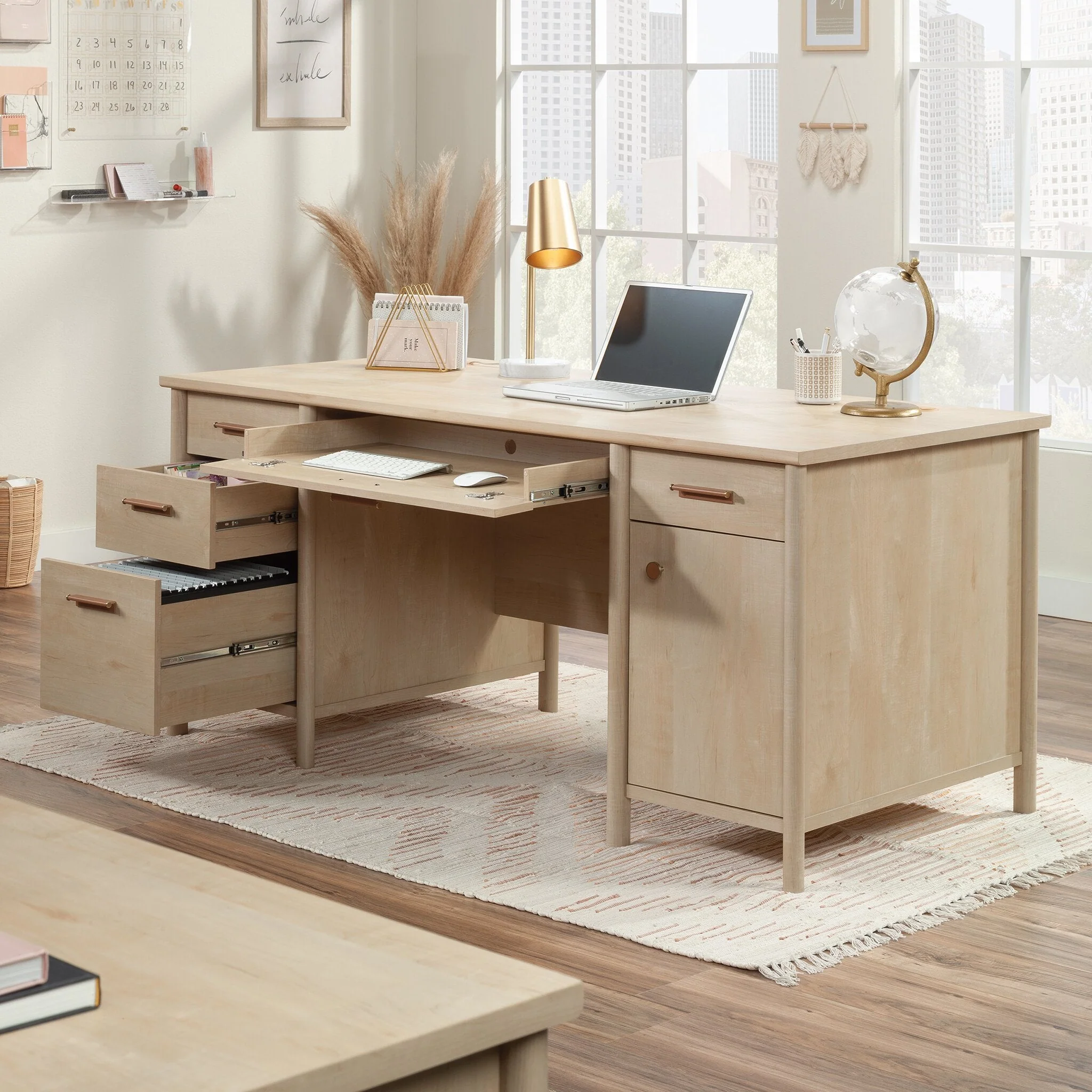Hill Garden Commercial Grade Executive Desk - Image 8
