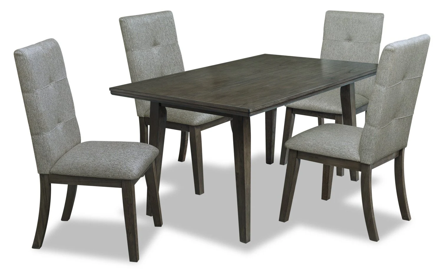 Hillview 5-Piece Rectangular Dining Set - Grey