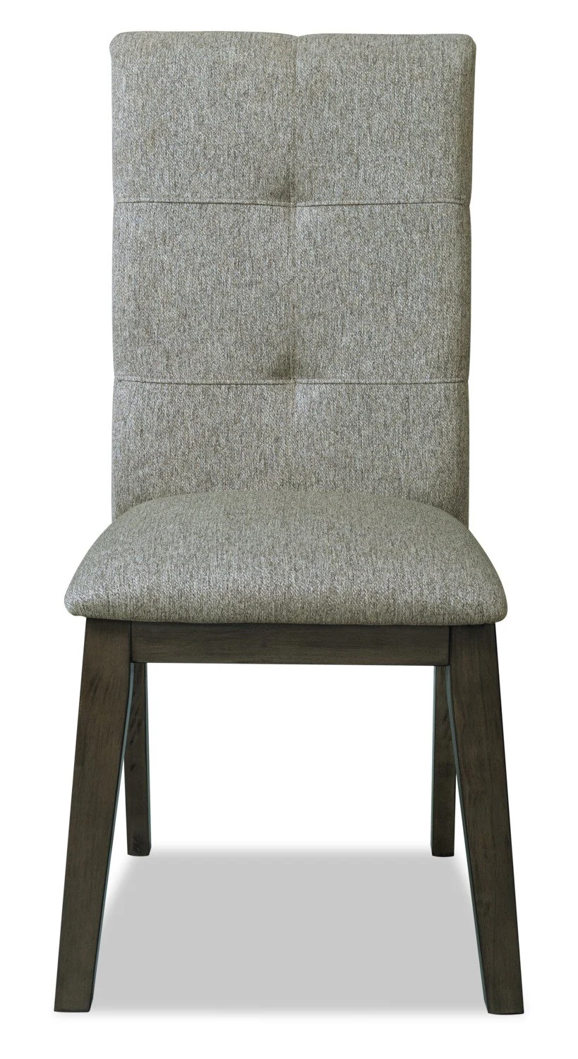 Hillview Fabric Dining Chair - Grey - Image 2