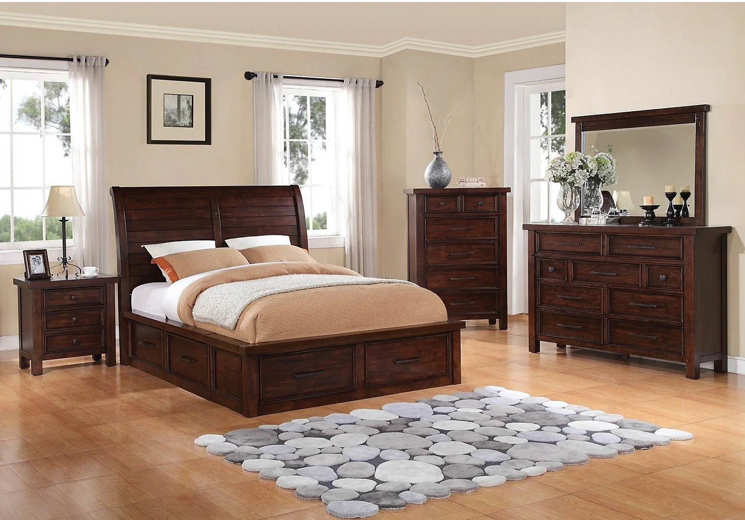 Hinton 6-Piece Queen Storage Bedroom Set - Image 2