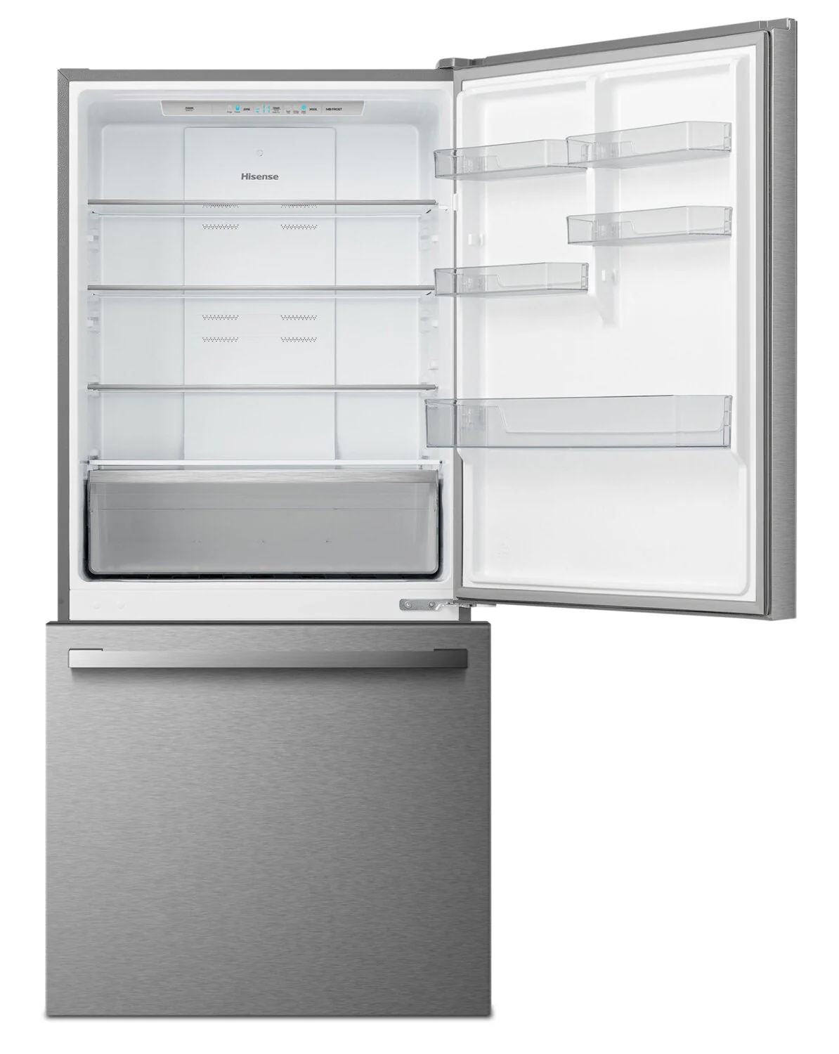 Hisense 17 Cu. Ft. Counter-Depth Bottom-Mount Refrigerator - RB17A2CSE - Image 4