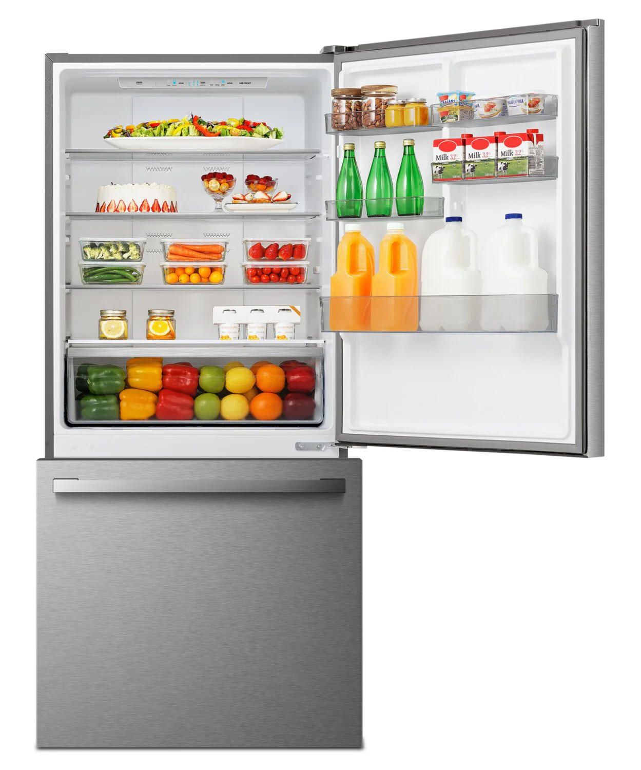 Hisense 17 Cu. Ft. Counter-Depth Bottom-Mount Refrigerator - RB17A2CSE - Image 7