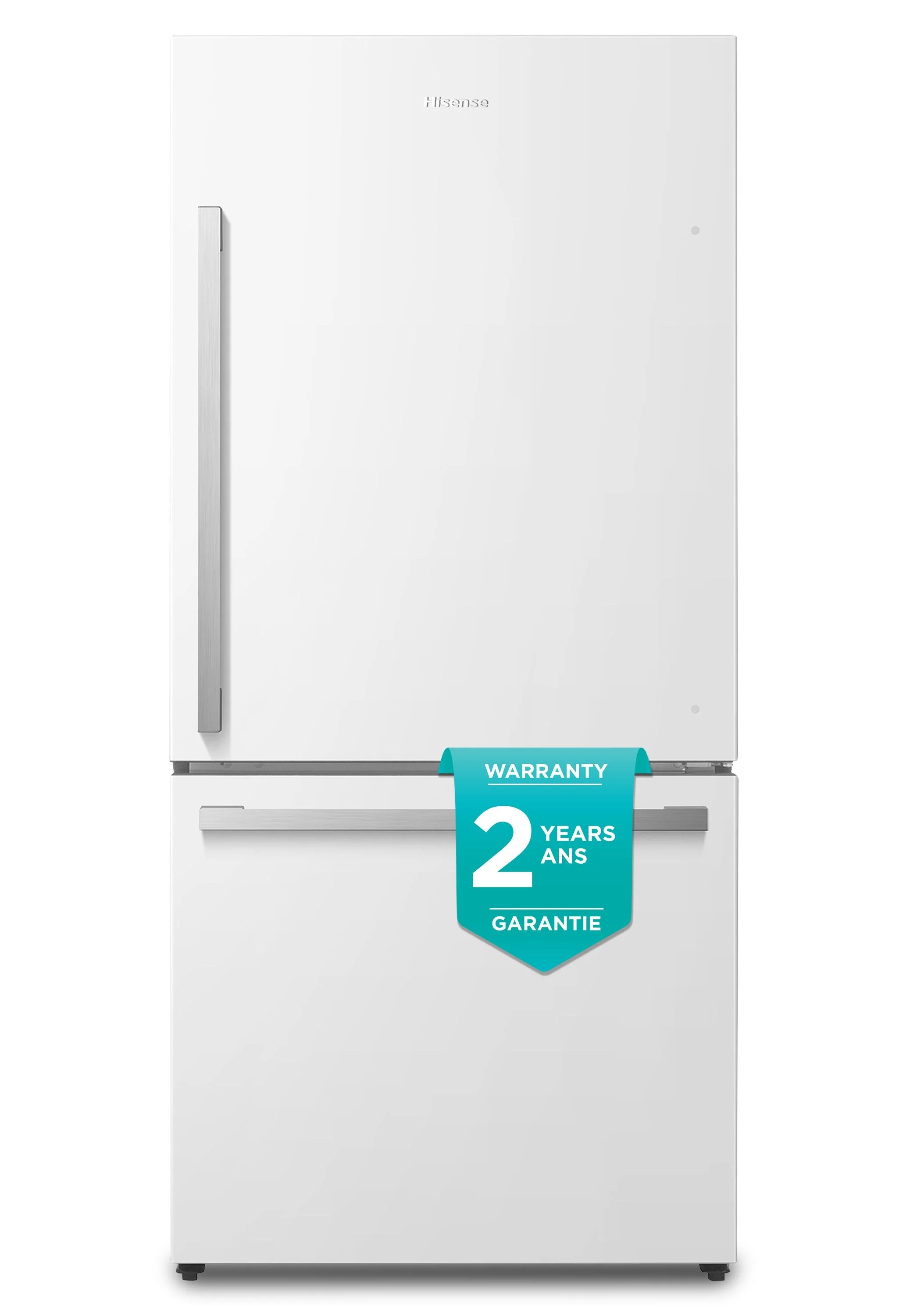 Hisense 17 Cu. Ft. Counter-Depth Bottom-Mount Refrigerator - RB17A2CWE - Image 2
