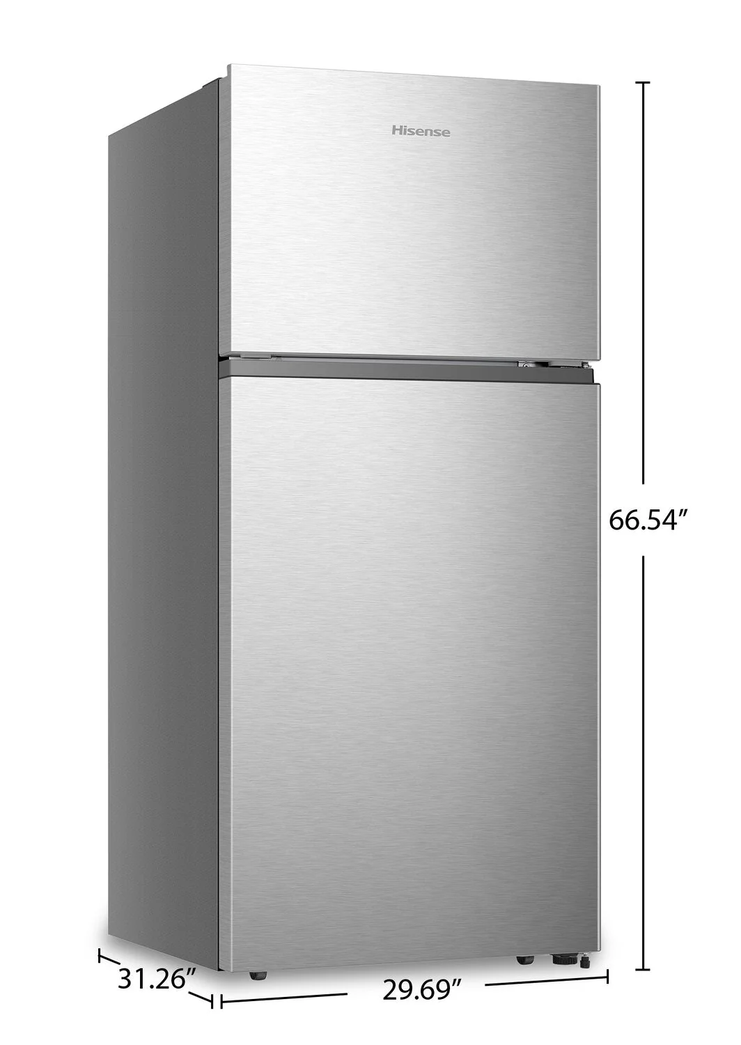 Hisense 18 Cu. Ft. Top-Freezer Refrigerator - RT18A2FSD - Image 7