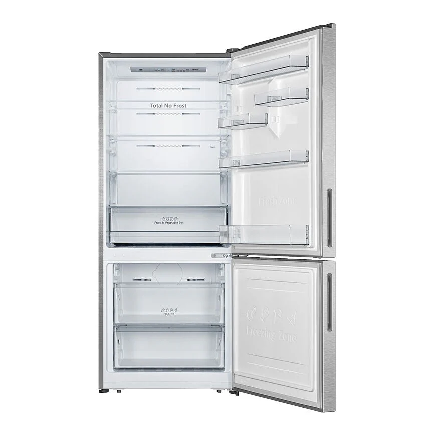 Hisense Fingerprint Resistant Titanium 28" Counter Depth Bottom Mount Fridge (15 Cu.Ft.) - RB15A2CSE - Image 5