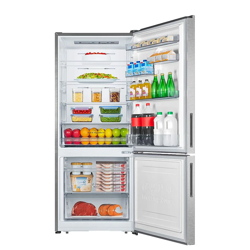 Hisense Fingerprint Resistant Titanium 28" Counter Depth Bottom Mount Fridge (15 Cu.Ft.) - RB15A2CSE - Image 6