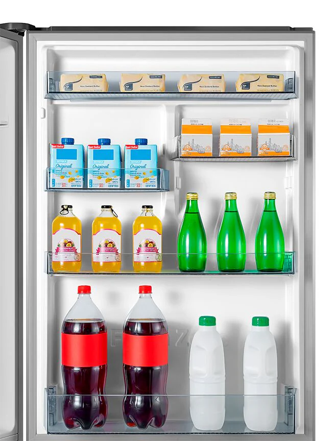 Hisense Fingerprint Resistant Titanium 28" Counter Depth Bottom Mount Fridge (15 Cu.Ft.) - RB15A2CSE - Image 8