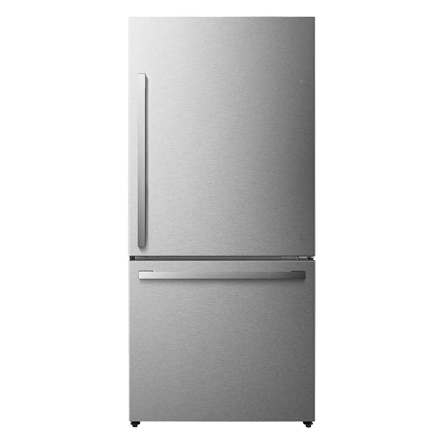 Hisense Fingerprint Resistant Titanium 32" Counter-Depth Bottom Mount Fridge (17 Cu.Ft) - RB17A2CSE - Image 2