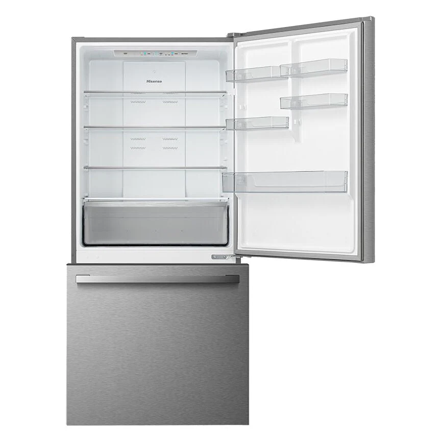 Hisense Fingerprint Resistant Titanium 32" Counter-Depth Bottom Mount Fridge (17 Cu.Ft) - RB17A2CSE - Image 3