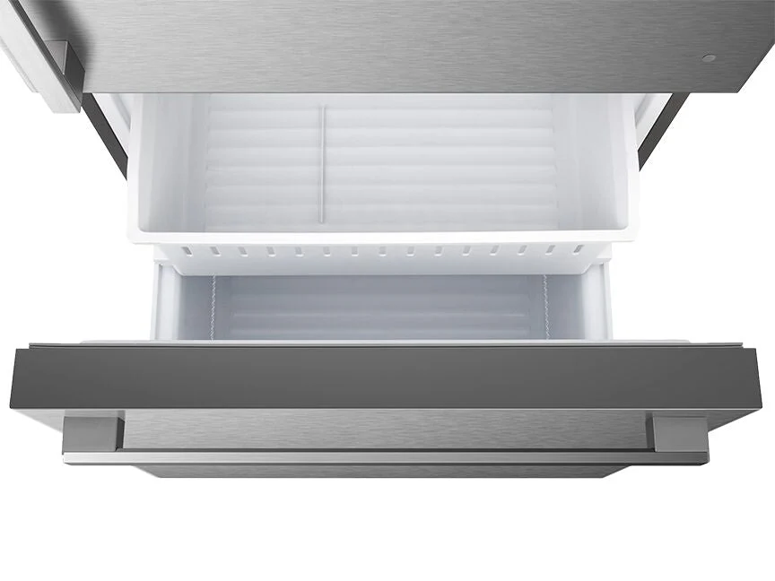 Hisense Fingerprint Resistant Titanium 32" Counter-Depth Bottom Mount Fridge (17 Cu.Ft) - RB17A2CSE - Image 5