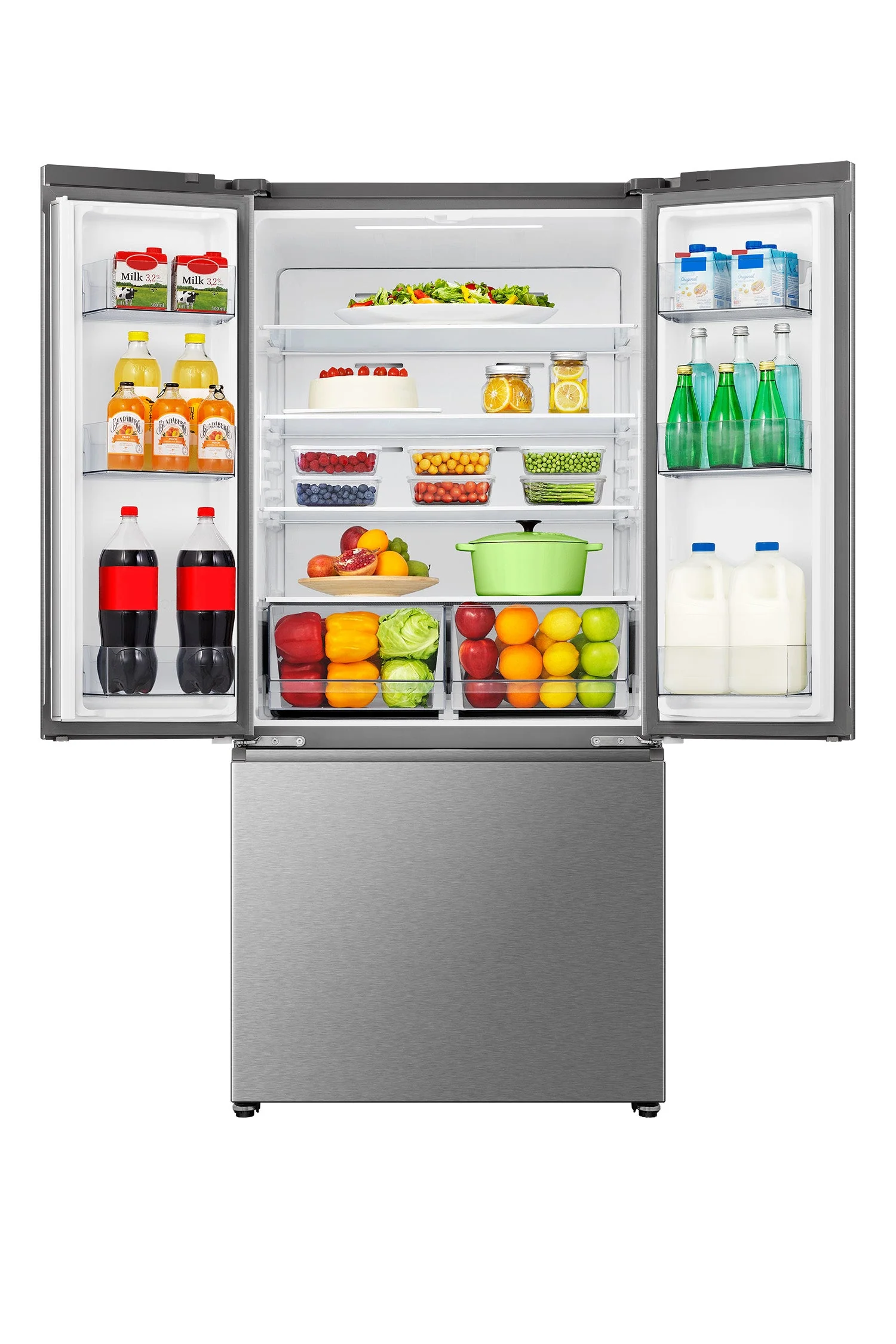 Hisense Stainless Steel French Door Refrigerator (22.1 Cu. Ft.) - RF22B3FSE - Image 4