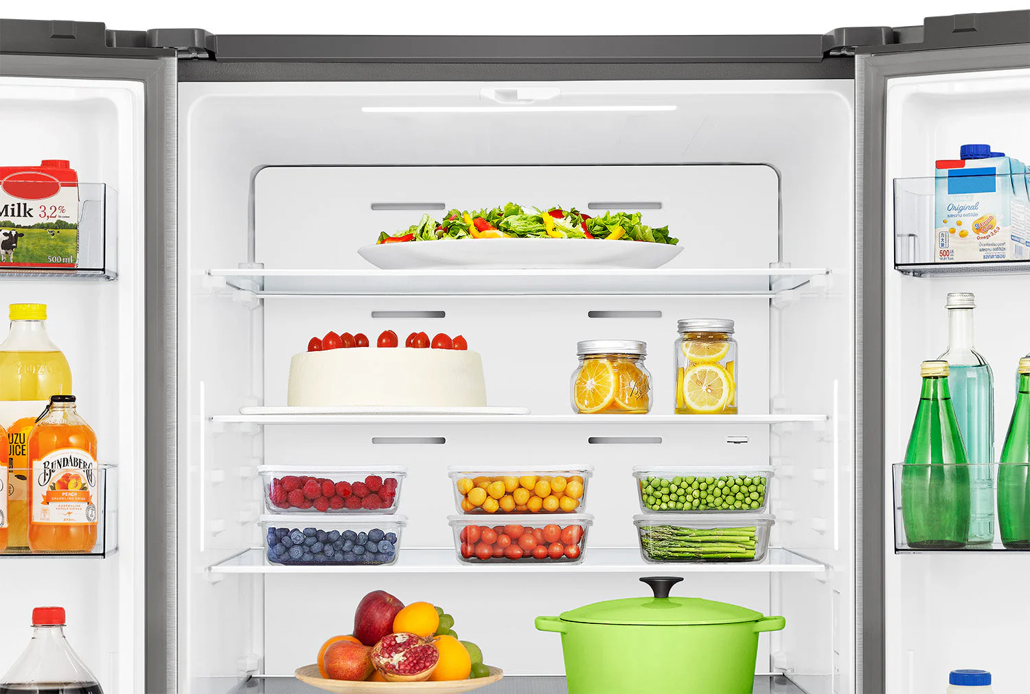Hisense Stainless Steel French Door Refrigerator (22.1 Cu. Ft.) - RF22B3FSE - Image 5