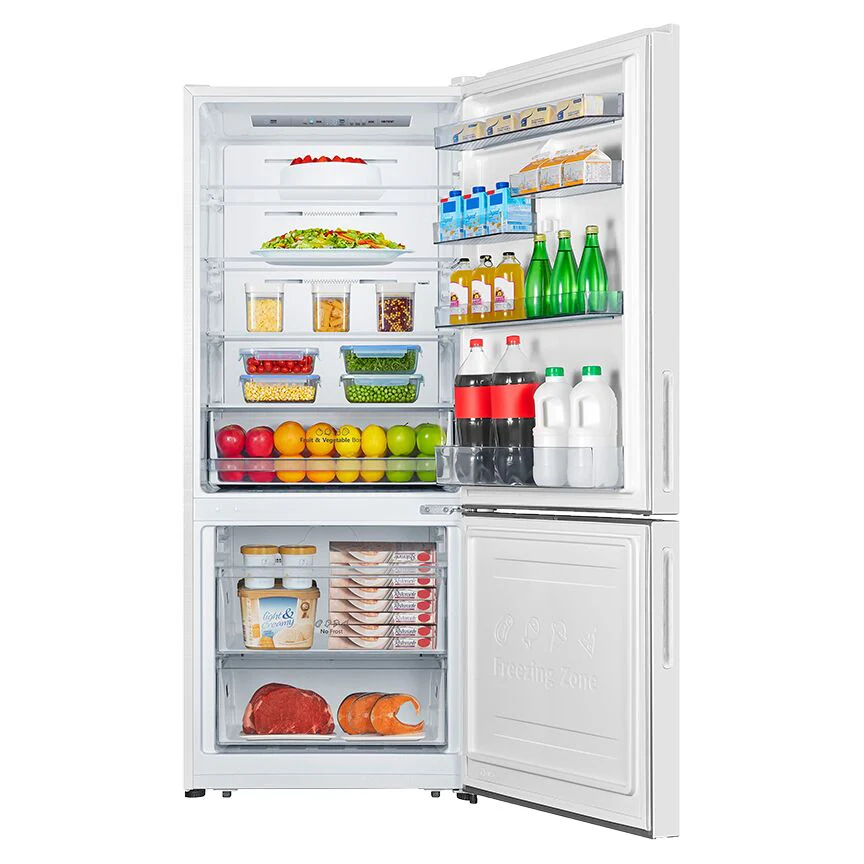 Hisense White 28" Counter Depth Bottom Mount Fridge (15 Cu.Ft.) - RB15A2CWE - Image 5