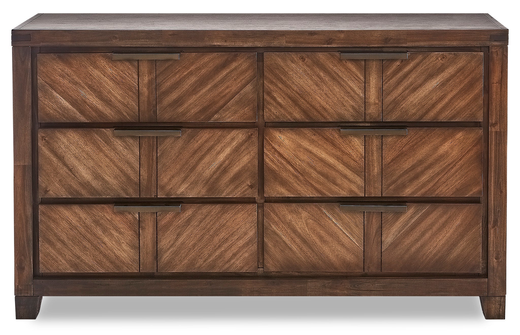 Holloway 6-Piece Queen Bedroom Set - Brown Cherry - Image 6