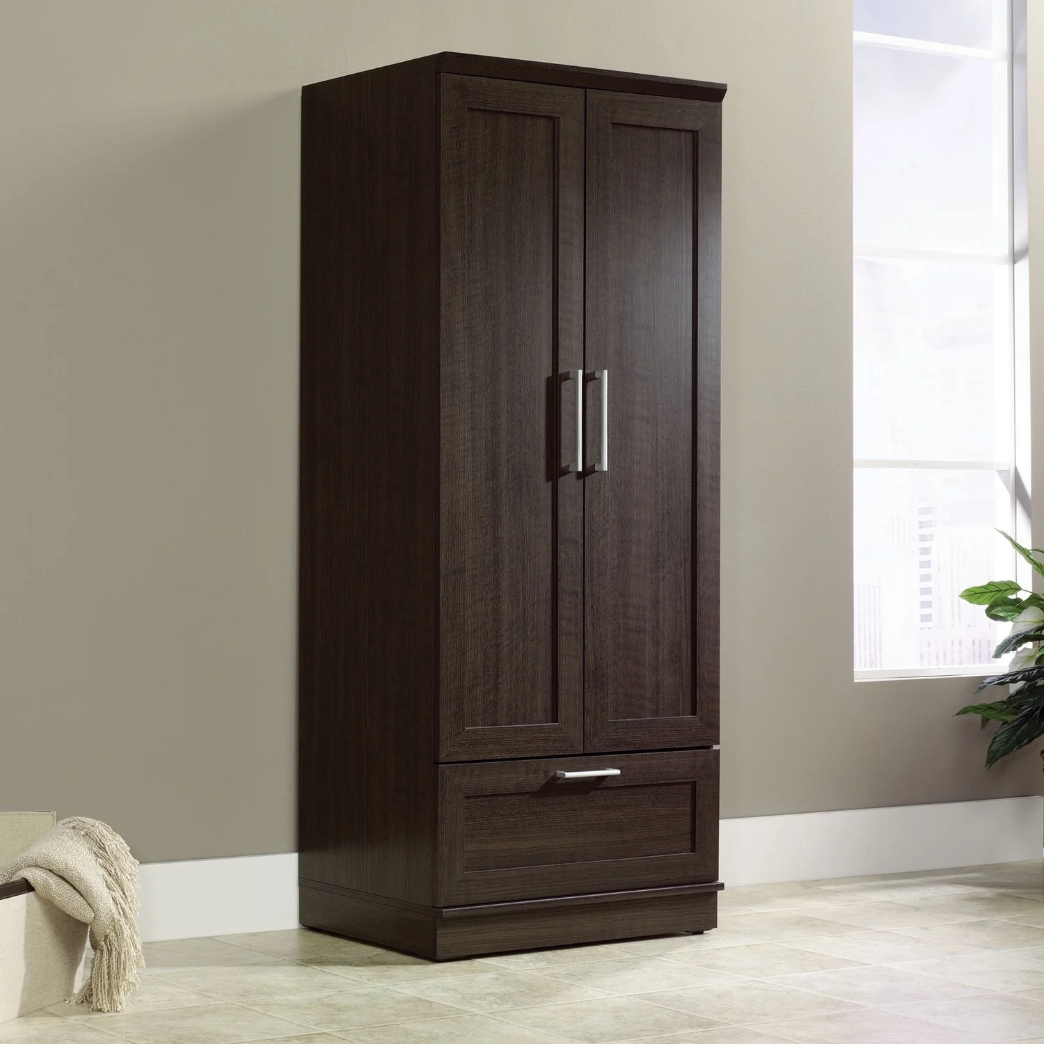 Holstebro 29" Wardrobe/Storage Cabinet - Dakota Oak - Image 3