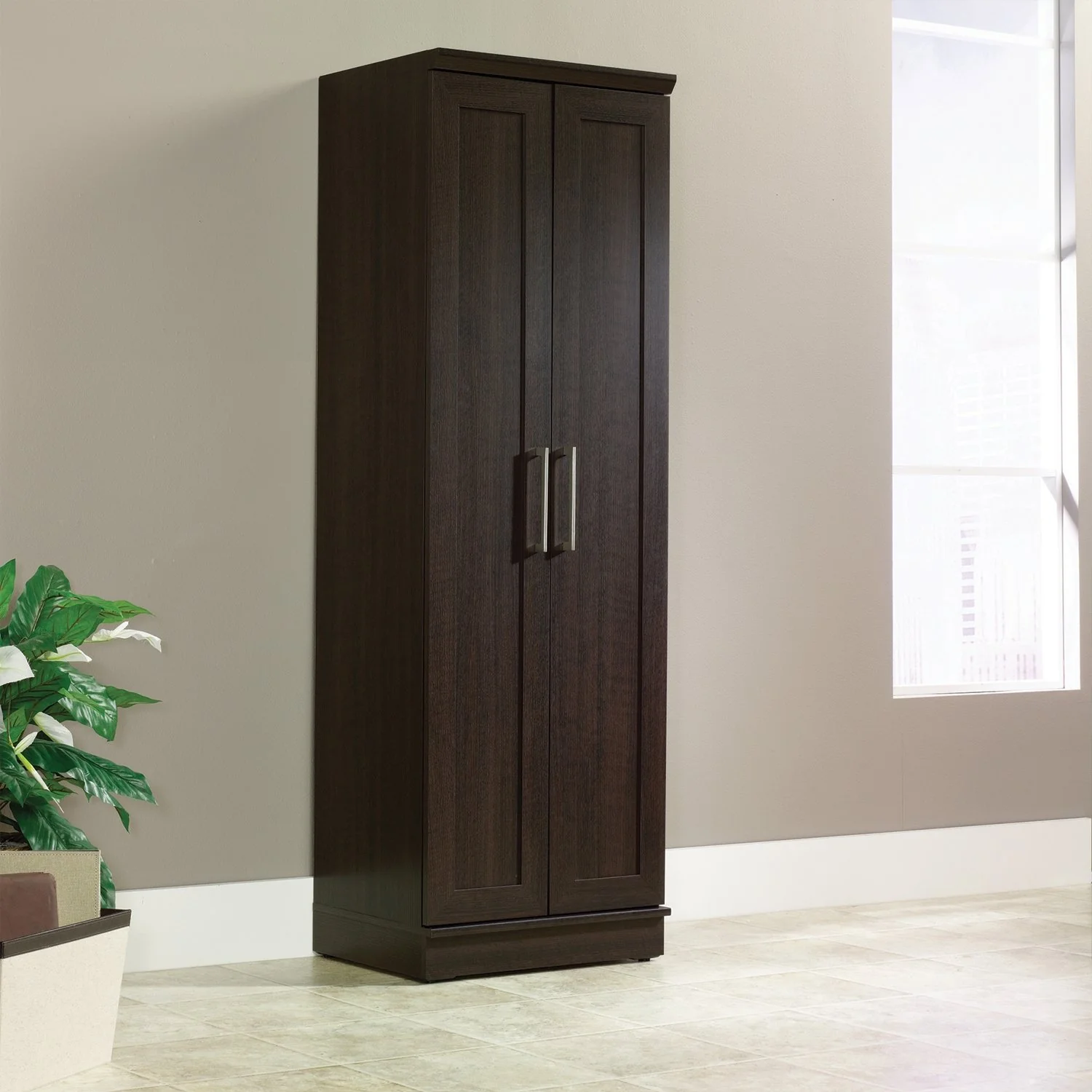 Holstebro Tall Storage Cabinet - Dakota Oak - Image 2