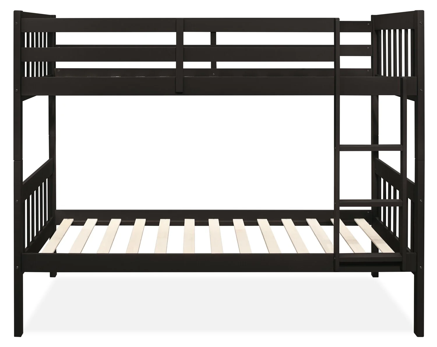 Hopkin Twin Open Panel Bunk Bed - Espresso - Image 2