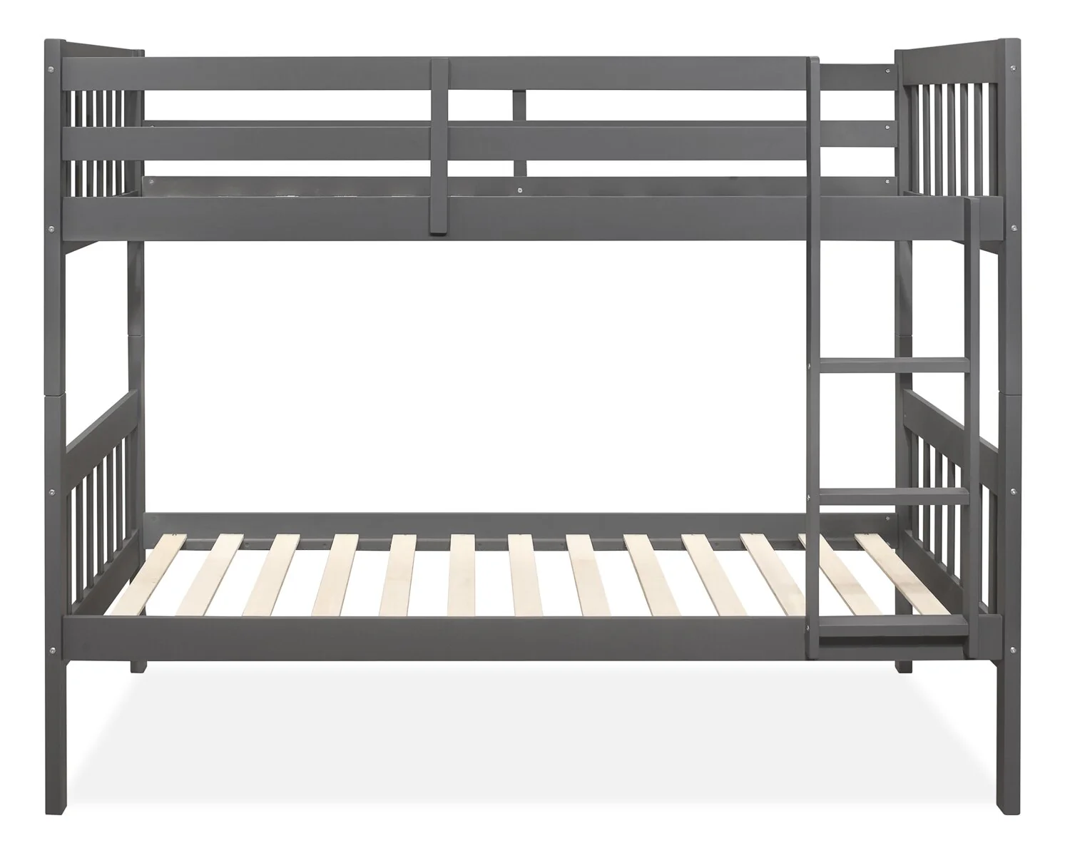 Hopkin Twin Open Panel Bunk Bed - Grey - Image 2