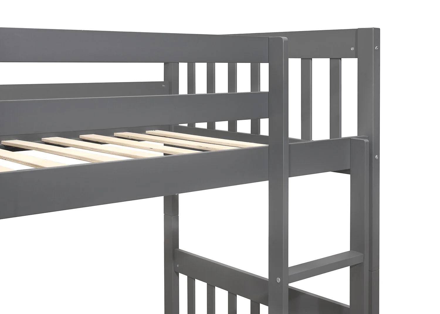 Hopkin Twin Open Panel Bunk Bed - Grey - Image 4
