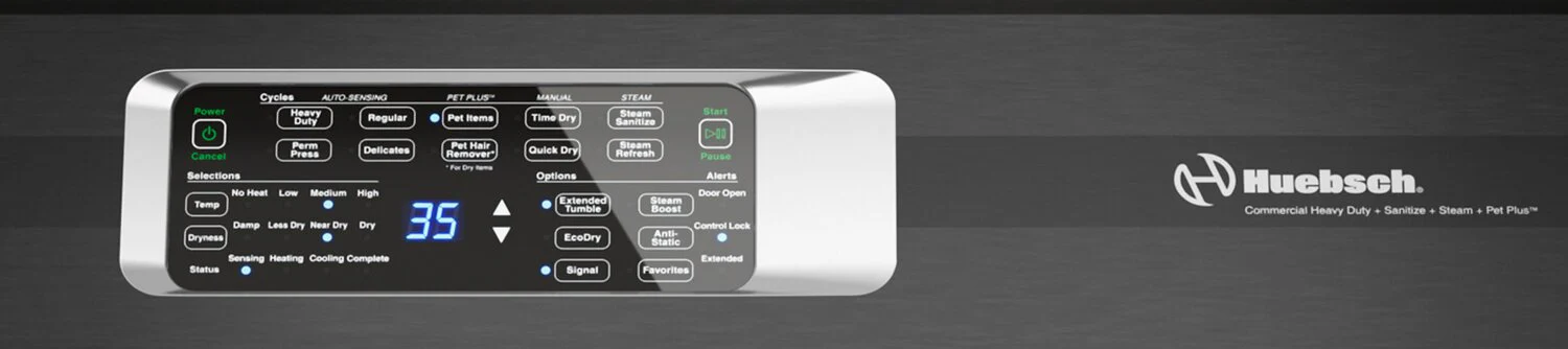 Huebsch 7 Cu. Ft. Electric Dryer with Pet Plus™ - DR7102WE - Image 3