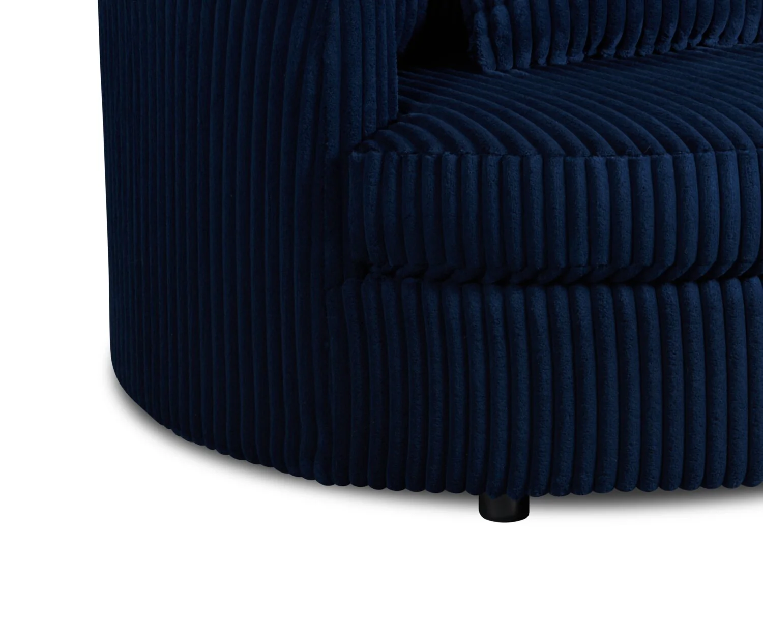 Huggins Chenille Cuddler Chair - Groove Midnight - Image 4