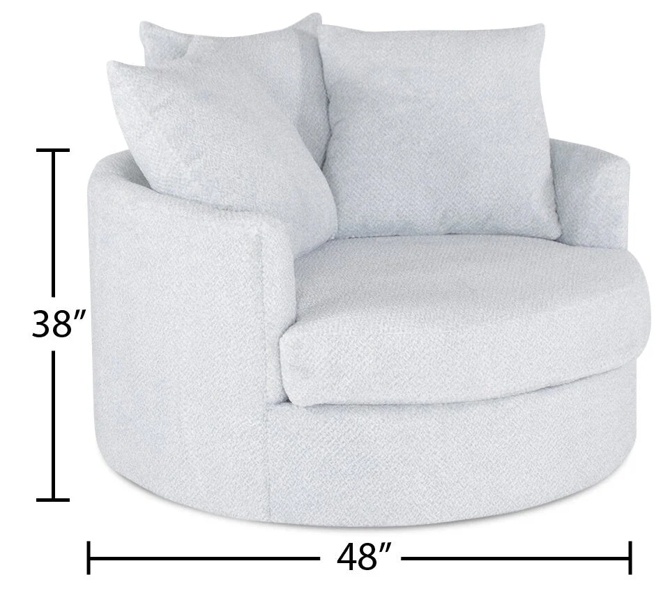 Huggins Chenille Cuddler Chair - Teddy Star - Image 4