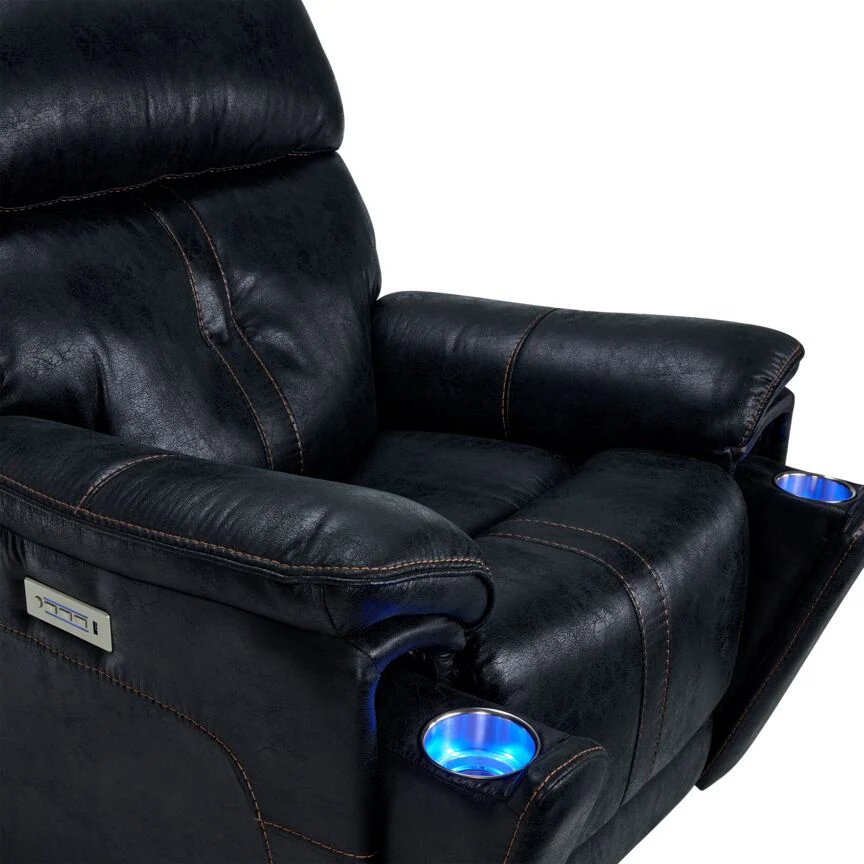 Hunter Triple Power Recliner - Eclipse - Image 4