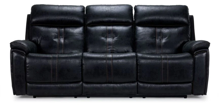 Hunter Triple Power Reclining Sofa with Multimedia system - Eclipse - Image 4